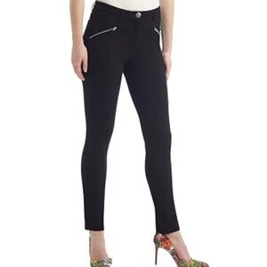 NWOT brown Rekucci Knit 5 Pocket Modern Skinny Pant wZippers